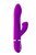 Фиолетовый вибратор-кролик TENDER TULIP с пупырышками - 22 см., цвет фиолетовый - Dream toys
