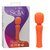 Оранжевый вибромассажер Stella Liquid Silicone Mini Massager - 14,5 см., цвет оранжевый - California Exotic Novelties