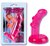 Анальный стимулятор Pink Jelly Teaser - Medium 4.5", с ребрами, цвет розовый - California Exotic Novelties