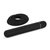 Черный мини-вибратор Le Wand Baton с текстурированной насадкой - 11,9 см, цвет черный - Le Wand