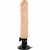 Телесный вибратор на мощной присоске Basecock Realistic Vibrator Remote Control - 21 см., цвет телесный - Dreamlove