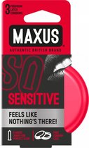 Ультратонкие презервативы в железном кейсе MAXUS Sensitive - 3 шт. - maxus