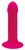 Ярко-розовый вибратор Hitsens 2 - 17,2 см., цвет розовый - Adrien Lastic