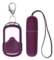 Фиолетовый вибростимулятор Remote Vibrating Bullet, цвет фиолетовый - Shots Media