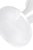 Белая акриловая анальная втулка - 9,5 см., цвет белый - Toyfa
