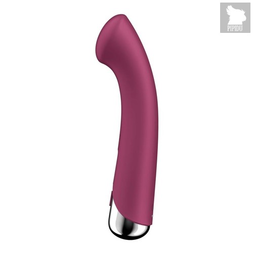 Сливовый вибратор для G-точки Spinning G-Spot 1 - 17 см., цвет сливовый - Satisfyer