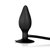 Чёрный анальный расширитель Booty Call Booty Pumper Medium - 11,5 см, цвет черный - California Exotic Novelties