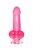 Розовый реалистичный фаллоимитатор Fush - 18 см., цвет розовый - Toyfa