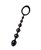 Анальная цепочка черного цвета A-toys - 19,8 см., цвет черный - Toyfa