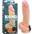 Фаллоимитатор Kong Realistic Cock with Removable Vac-U-Lock Suction Cup - 23,6 см, цвет телесный - Doc Johnson