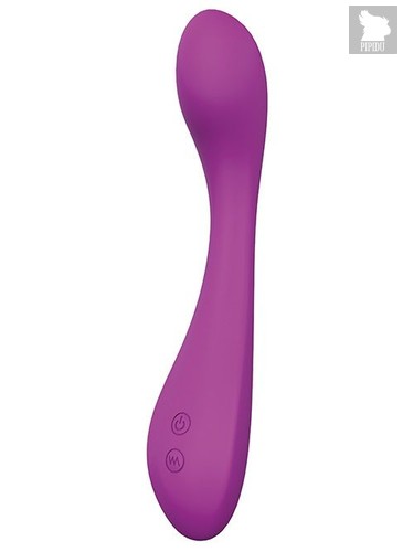 Фиолетовый гладкий перезаряжаемый вибратор SUGAR BRITCHES - 15,5 см., цвет фиолетовый - Dream toys