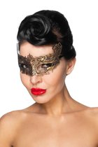 Золотистая карнавальная маска "Хассалех", цвет золотой - МиФ