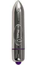 Серебристая вибропулька RO-80MM 7-SPEED CHROME - 7,9 см