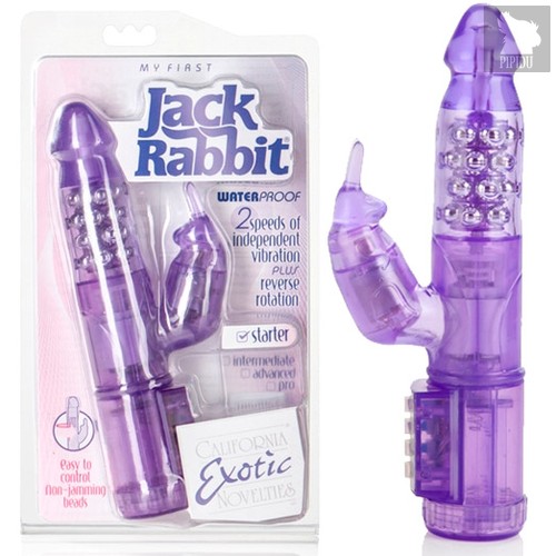 Вибратор My First Jack Rabbit, цвет фиолетовый - California Exotic Novelties