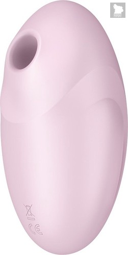 Розовый вакуум-волновой стимулятор с вибрацией Vulva Lover 3, цвет розовый - Satisfyer