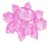 Розовое гелевое эрекционное кольцо-звезда, цвет розовый - Toyfa