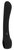 Черный гибкий вибромассажер Ombra - 21,5 см., цвет черный - Shots Media
