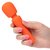 Оранжевый вибромассажер Stella Liquid Silicone Mini Massager - 14,5 см., цвет оранжевый - California Exotic Novelties