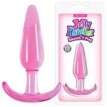 Анальная пробка Jelly Rancher T-Plug - Smooth, цвет розовый - NS Novelties