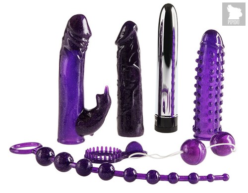 Набор фиолетовых стимуляторов Imperial Rabbit Kit - Toy Joy