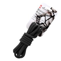 Черная хлопковая веревка для связывания - 3 м. - Lux Fetish