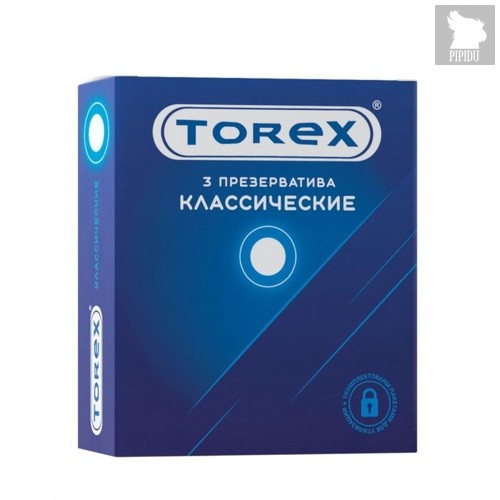 Гладкие презервативы Torex "Классические" - 3 шт. - Torex