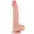 Телесный фаллоимитатор 8.5 Sliding Skin Dual Layer Dong - 20 см., цвет телесный - LoveToy