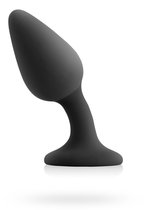 Анальная пробка Renegade Knock Knock Plug со смещенным центром тяжести, цвет черный - NS Novelties