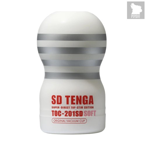 Мастурбатор TENGA SD Original Vacuum Cup Gentle, цвет белый - Tenga