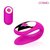 Розовый U-образный вибростимулятор с пультом ДУ, цвет розовый - Bior toys