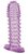 Гелевая фиолетовая насадка с шипами - 12 см, цвет фиолетовый - Toyfa