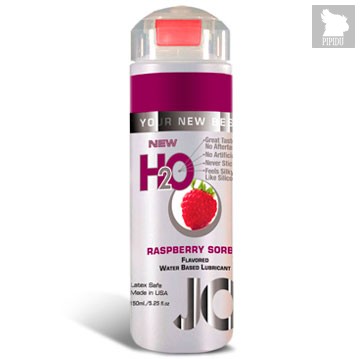 Лубрикант на водной основе с ароматом малины JO Flavored Raspberry Sorbet - 120 мл - System JO