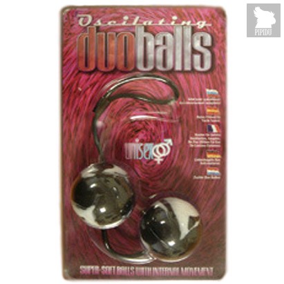 Вагинальные шарики Erotic Duo Balls, цвет коричневый - Seven Creations