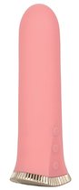 Нежно-розовый мини-вибромассажер Uncorked Rose - 12 см., цвет розовый - California Exotic Novelties