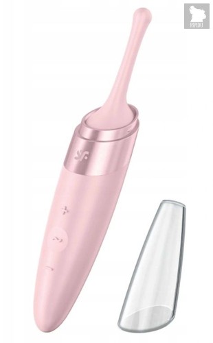 Нежно-розовый точечный стимулятор Twirling Delight, цвет розовый - Satisfyer