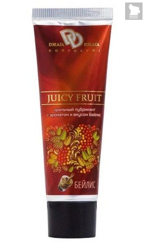 Интимный съедобный лубрикант JUICY FRUIT с ароматом "Бейлис" - 30 мл. - BioMed-Nutrition