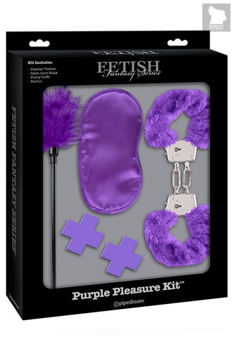 Набор для интимных удовольствий Fetish Fantasy Limited Edition Purple Passion Kit - Purple, цвет фиолетовый - Pipedream