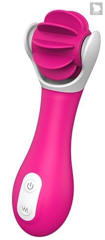 Розовый клиторальный стимулятор WHEEL OF FORTUNE, цвет розовый - Dream toys