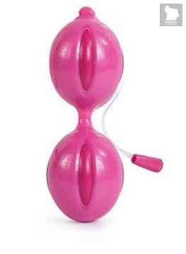 Розовые вагинальные шарики Climax V-Ball Pink Vagina Balls, цвет розовый - Topco Sales