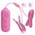 Зажимы для сосков с вибрацией и электростимуляцией Romantic Wave II, цвет розовый - Baile