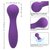 Фиолетовый вибромассажер Stella Liquid Silicone “O” Wand - 17,75 см., цвет фиолетовый - California Exotic Novelties