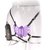 Вибратор бабочка Classix Butterfly Strap-On, цвет фиолетовый - Pipedream