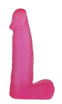 Розовый фаллоимитатор средних размеров XSKIN 6 PVC DONG - 15 см, цвет розовый - Dream toys