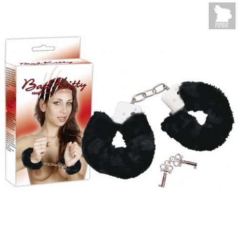 BDSM Наручники Bad Kitty BK Handcuffs black - ORION
