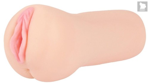 Телесный вибромастурбатор-вагина с рельефом EMILY AUTO, цвет телесный - Kokos