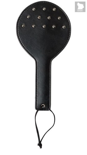 Черная шлепалка Barb с шипами - 30 см., цвет черный - Lola Toys