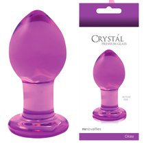 Анальная пробка Crystal Medium - Purple, средняя - NS Novelties
