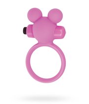 Эрекционное виброкольцо Teddy Cockring - Pink, цвет розовый - Toyz4lovers