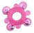 Эрекционное кольцо c бусинками, цвет розовый - Toyfa