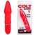 Анальный вибратор COLT Slider Red, цвет красный - California Exotic Novelties